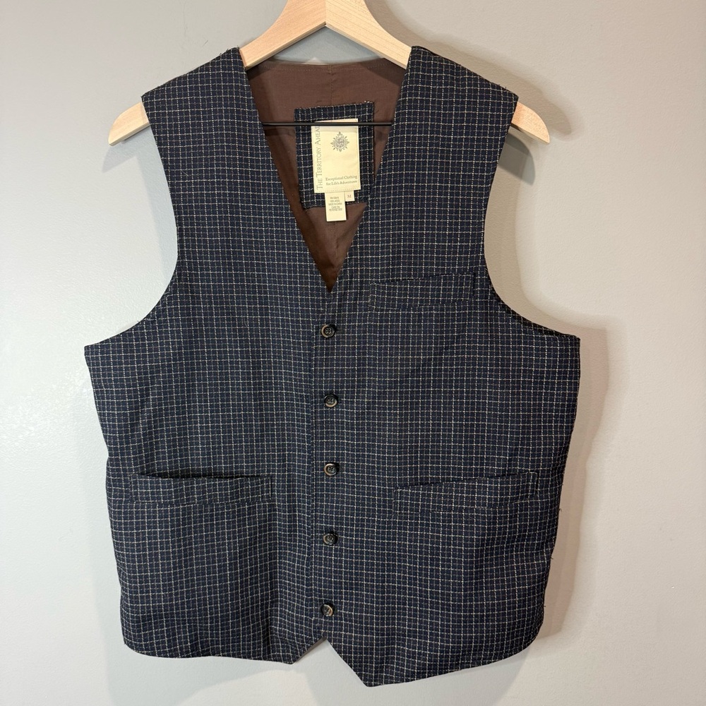 The Territory Ahead Wool Men’s Vest Size Medium